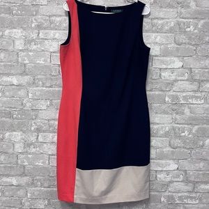 Lauren Ralph Lauren color block dress